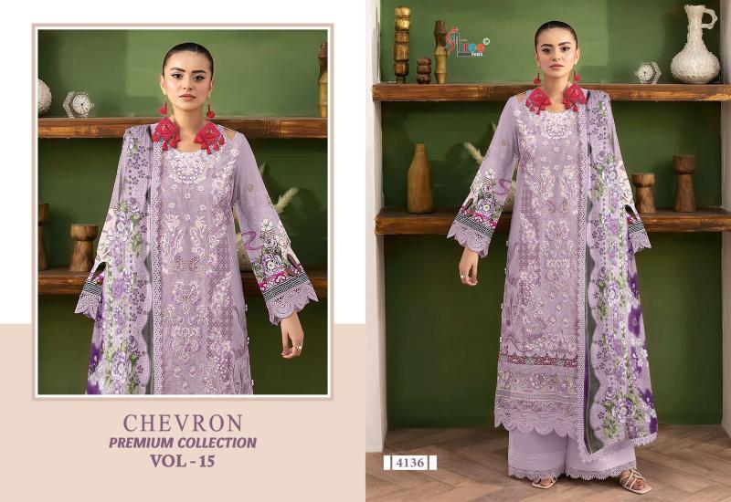 Shree fabs chevron premium collection v-15 pakistani salwar suit wholesale